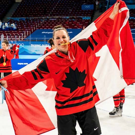 jill with gold medal